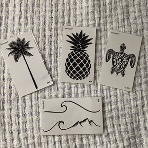 Waterproof Temporary Tattoo Sticker Set